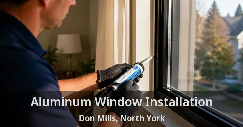 Aluminum Window Installation Don Mills, North York - ON