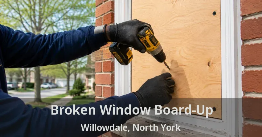 Broken Window Board-Up Willowdale, North York - ON