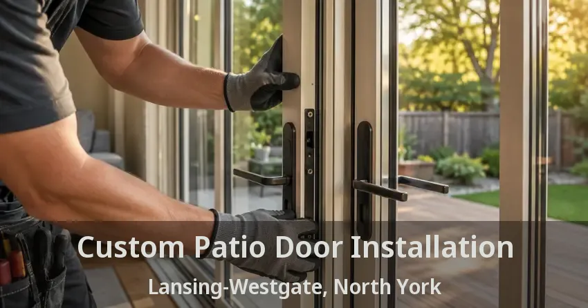 Custom Patio Door Installation Lansing-Westgate, North York - ON