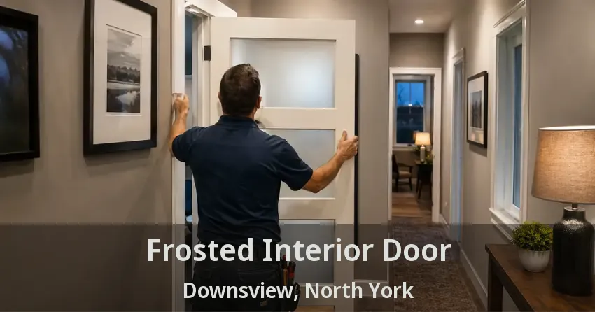 Frosted Interior Door Downsview, North York - ON