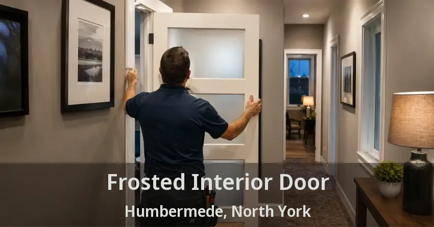 Frosted Interior Door Humbermede, North York - ON