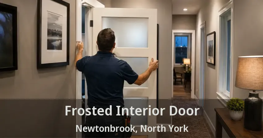 Frosted Interior Door Newtonbrook, North York - ON