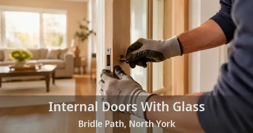 Internal Doors With Glass Bridle Path, North York - ON