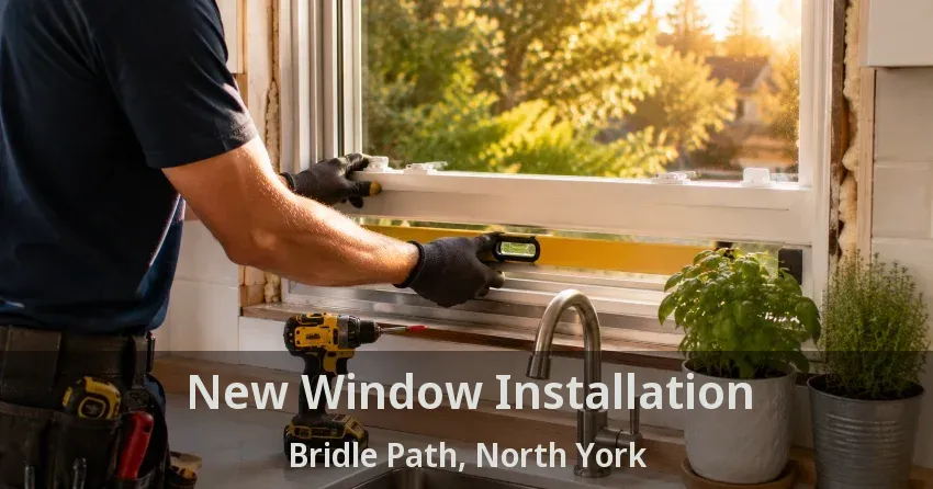 New Window Installation Bridle Path, North York - ON