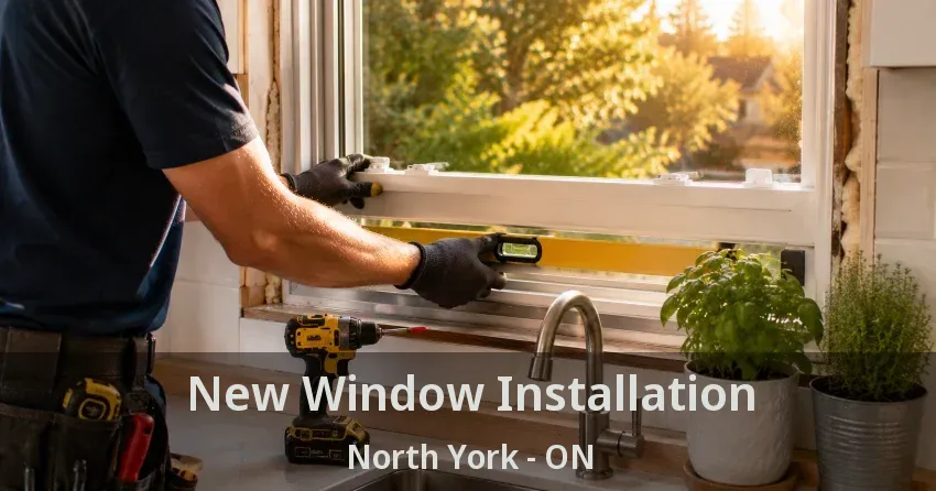 New Window Installation North York - ON