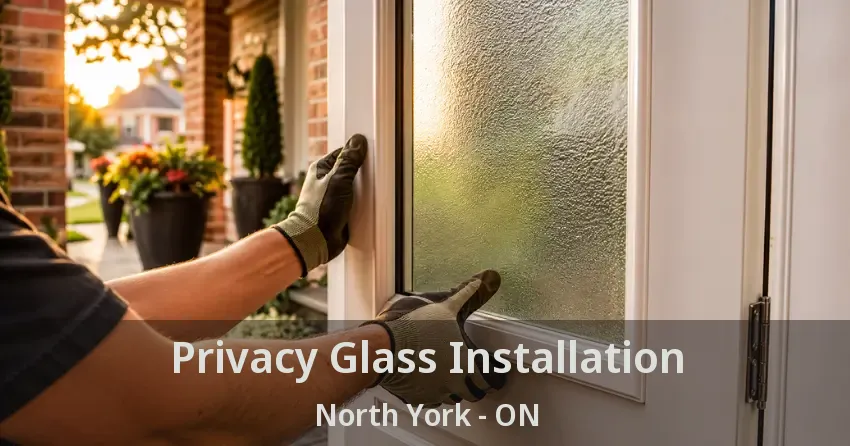 Privacy Glass Installation North York - ON