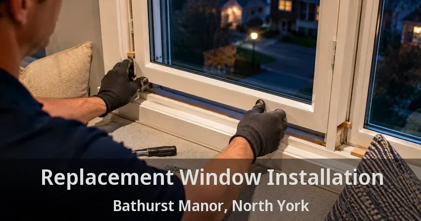 Replacement Window Installation Bathurst Manor, North York - ON