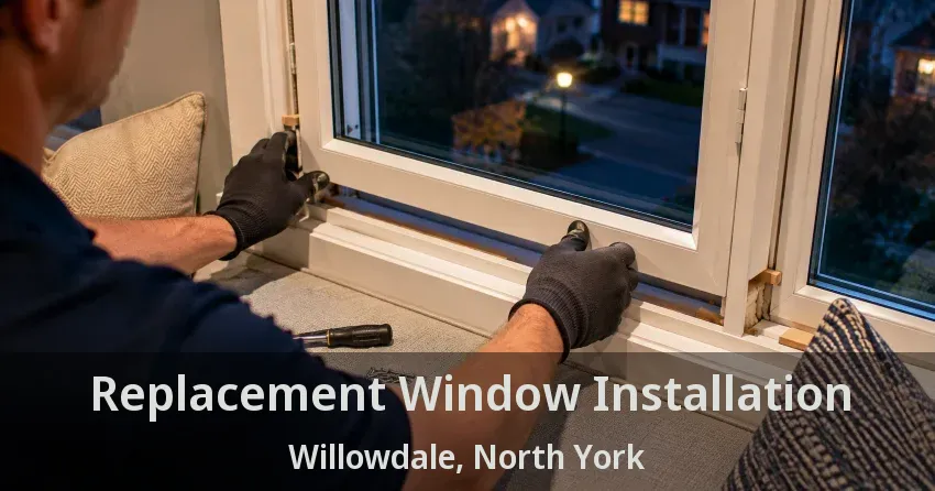 Replacement Window Installation Willowdale, North York - ON