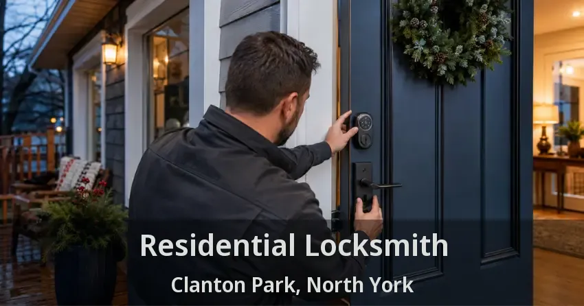 Residential Locksmith Clanton Park, North York - ON