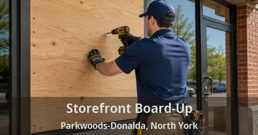 Storefront Board-Up Parkwoods-Donalda, North York - ON