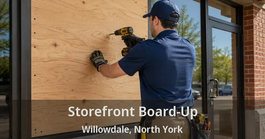 Storefront Board-Up Willowdale, North York - ON
