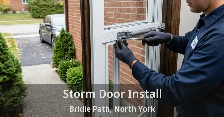 Storm Door Install Bridle Path, North York - ON