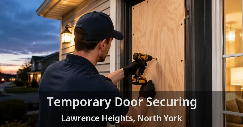 Temporary Door Securing Lawrence Heights, North York - ON