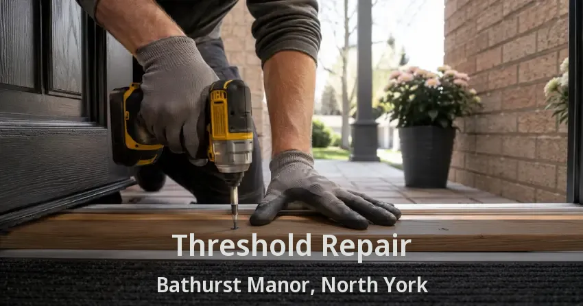 Threshold Repair Bathurst Manor, North York - ON