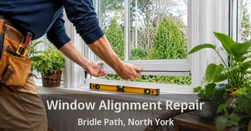 Window Alignment Repair Bridle Path, North York - ON