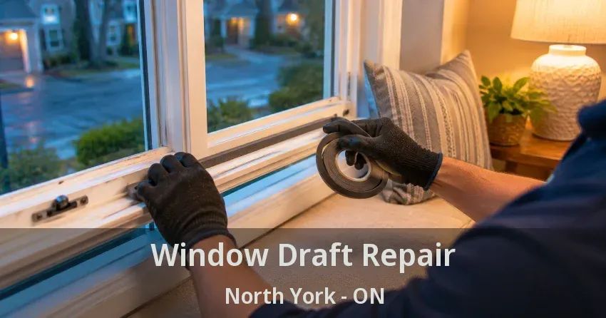 Window Draft Repair North York - ON