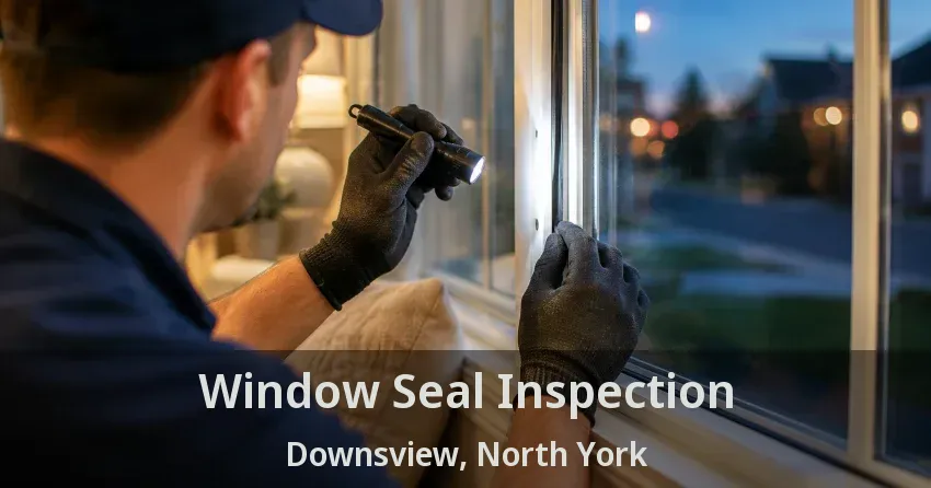 Window Seal Inspection Downsview, North York - ON