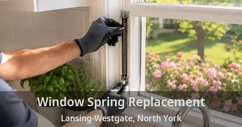 Window Spring Replacement Lansing-Westgate, North York - ON