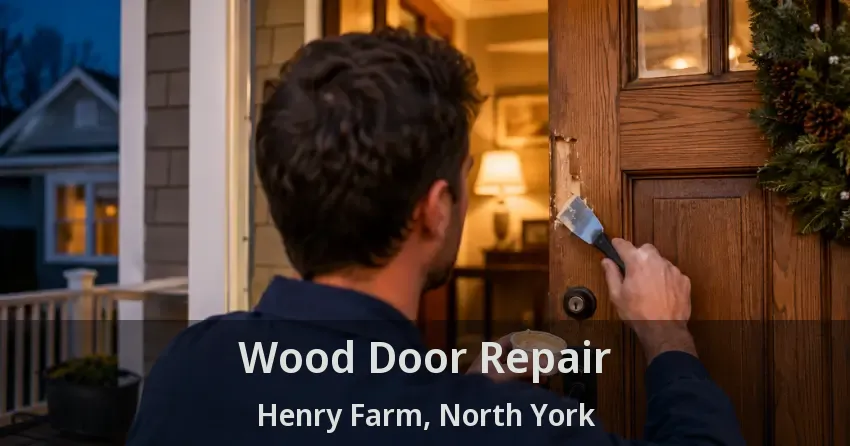 Wood Door Repair Henry Farm, North York - ON