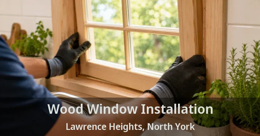 Wood Window Installation Lawrence Heights, North York - ON