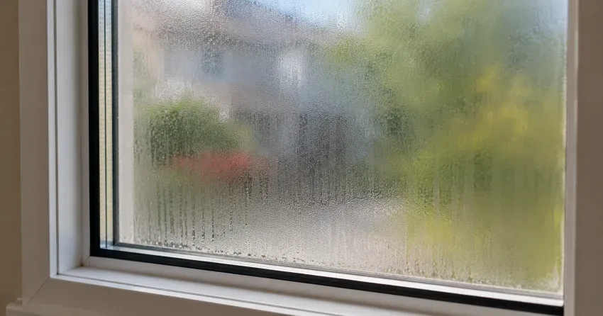 technician installing replacement insulated glass unit in North York