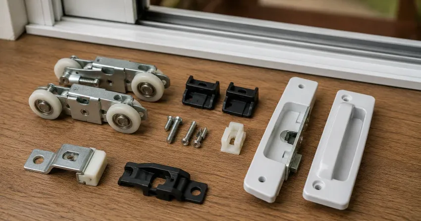 sliding door broken Downsview, North York roller and track inspection